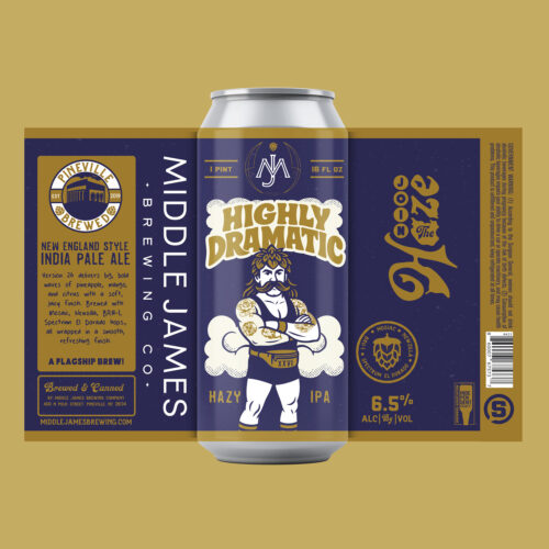 High Dramatic Hazy IPA Can
