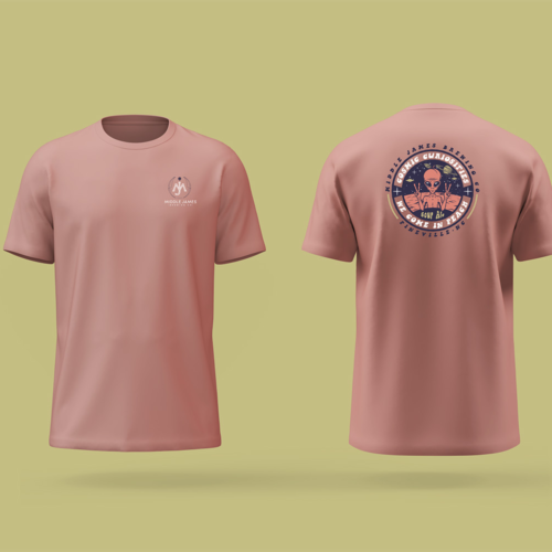 Cosmic Peach Shirt